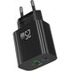 Ładowarka sieciowa 25W 1xUSB-C 1xUSB-A Fast Charging Czarna