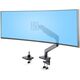 StarTech H1M1AG1-MONITOR-ARM uchwyt / stojak do monitorów 124,5 cm (49") Biurko Czarny