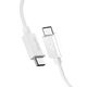 BIAŁY KABEL SPIGEN USB C 1M SZYBKIE ŁADOWANIE, Odporny, Wytrzymały, PD 60W