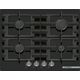 Bosch Serie 4 PNP6B6K40 płyta kuchenna Czarny Wbudowany 59 cm Gaz 4 stref(y)