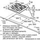 Bosch Serie 4 PNP6B6K40 płyta kuchenna Czarny Wbudowany 59 cm Gaz 4 stref(y)
