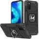 Wozinsky Wozinsky Ring Armor pancerne hybrydowe etui pokrowiec + magnetyczny uchwyt Samsung Galaxy A03s czarny