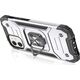Wozinsky Wozinsky Ring Armor etui iPhone 14 pancerny pokrowiec uchwyt magnetyczny ring srebrne