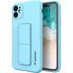 Wozinsky Wozinsky Kickstand Case elastyczne silikonowe etui z podstawką Samsung Galaxy A32 5G jasnoniebieski