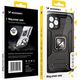 Wozinsky Wozinsky Ring Armor pancerne hybrydowe etui pokrowiec + magnetyczny uchwyt iPhone 13 srebrny