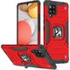 Wozinsky Wozinsky Ring Armor pancerne hybrydowe etui pokrowiec + magnetyczny uchwyt Samsung Galaxy A42 5G czerwony