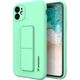 Wozinsky Wozinsky Kickstand Case elastyczne silikonowe etui z podstawką Samsung Galaxy A72 4G miętowy
