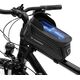 Wozinsky Wozinsky Torba rowerowa na ramę 1,7l pokrowiec na telefon czarny (WBB28BK)