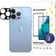 Wozinsky Szkło hartowane 9H na aparat iPhone 15 Pro Wozinsky Full Camera Glass - czarne