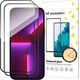 Wozinsky 2 szt. szkło hartowane na cały ekran z ramką Case Friendly Wozinsky Full Glue iPhone 15 Pro Max - czarne