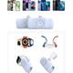 Mini powerbank Wozinsky WF16-YLS 5000mAh 15W Lightning z wbudowanym kablem USB-C i ładowarką do Apple Watch - niebieski