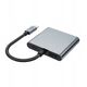 Adapter Tech-Protect HB08 HUB 4in1 USB-C, USB-A 2.0, 2xHDMI 4K 60Hz Space Grey