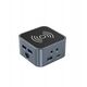 Hub USB-C 12 w 1 Wozinsky WHBC09Y8S wielofunkcyjny,z funkcją ładowania bezprzewodowego, aluminiowy, z kablem 15 cm - szary