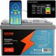 AKUMULATOR LITOWO-ŻELAZOWO-FOSFORANOWY BMS LiFePO4  LCD/Bluetooth 12.8V 70Ah