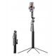 Selfie stick Wozinsky WST-360YS z funkcją statywu z automatycznym śledzeniem twarzy 360° AI sterowanie gestami - czarny