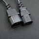 QOLTEC 50457 Kabel zasilający do UPS IEC C13/C14 3x0.75mm 1m