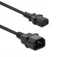 QOLTEC 50459 Kabel zasilający do UPS IEC C13/C14 3x1.0mm 1.5m