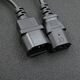 QOLTEC 50459 Kabel zasilający do UPS IEC C13/C14 3x1.0mm 1.5m