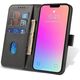 ETUI MAGNET CASE Z KLAPKĄ NA IPHONE 16E - CZARNE