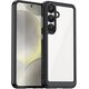 ETUI OUTER SPACE CASE NA SAMSUNG GALAXY S25 EDGE POKROWIEC Z ELASTYCZNĄ RAMKĄ - CZARNE