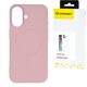 SILIKONOWE MAGNETYCZNE ETUI WOZINSKY SILICONE CASE MAGSAFE NA SAMSUNG GALAXY S25 - RÓŻOWE