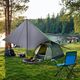 NC17107 TARP PŁACHTA BIWAKOWA KEMPINGOWA 300X300 CM ZIELONA NILS CAMP
