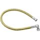 Ferro Wąż do gazu nakrętno-nakrętny 1/2" 1,25m PVC z kolanem (WGK1250)