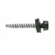 Savisriegiai GUNNEBO, 4,8 x 50 mm, 100 vnt., ZN Cinkuoti, su tarpine, zalios spalvos RAL6020 (RR11)