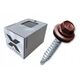 Savisriegiai GUNNEBO, 4,8 x 70 mm, 100 vnt., ZN Cinkuoti, su tarpine, raudonos spalvos RAL3009 (RR29