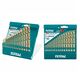 Graztu rinkinys TOTAL, metalui, 19 vnt. HSS, (1-10 mm), TACSD0195