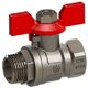Rutulinis ventilis ARCO Nile, 1" isore/vidus, su trumpa rankenele