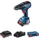 Wiertarko-wkrętarka Bosch GSB 18V-50 18 V 2 x akumulator 2 / 5 Ah (06019H5103)