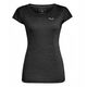 koszulka SALEWA puez melange dry ss tee women-black out melange