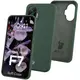 Silikonowe etui Bizon Soft Case do Xiaomi POCO F7 ciemnozielone