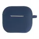 Silikonowe etui z karabińczykiem Bizon Case Headphone Silicone do Apple AirPods 3 granatowe