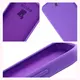 Silikonowe etui Bizon Soft Case do Xiaomi POCO F7 fioletowe