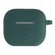 Silikonowe etui z karabińczykiem Bizon Case Headphone Silicone do Apple AirPods 3 ciemnozielone