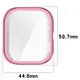 Etui z osłoną ekranu Bizon Case Watch Felipe do Xiaomi Redmi Watch 5 różowe