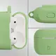 Silikonowe etui z karabińczykiem Bizon Case Headphone Silicone do Apple AirPods 3 jasnozielone