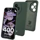 Silikonowe etui Bizon Soft Case do Honor 400 Pro ciemnozielone