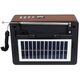 Radio przenośne z panelem solarnym LTC NETTA RETRO Bluetooth USB latarka