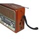 Radio przenośne z panelem solarnym LTC NETTA RETRO Bluetooth USB latarka