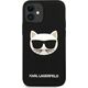 Karl Lagerfeld Etui Karl Lagerfeld Rubber Choupette HardCase 3D do iPhone 12 Mini czarne