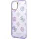 Guess Etui Guess do iPhone 14 Plus 6,7" liliowy/lilac hard case Peony Glitter