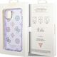 Guess Etui Guess do iPhone 14 Plus 6,7" liliowy/lilac hard case Peony Glitter