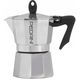 Pedrini Coffee Maker Aluminum 6 Cups silver black (9084-3) (90843)