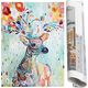 Springos Haft diamentowy jelonek mozaika diamentowa 40x30 cm UNIWERSALNY