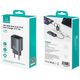 Ładowarka sieciowa USAMS CC290 T66 45W   GaN 1xUSB-A 1xUSB-C tarnish