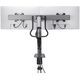 StarTech H2M1AS2-MONITOR-ARM uchwyt / stojak do monitorów 68,6 cm (27") Biurko Czarny
