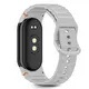 Pasek Tech-Protect Silicone Sport do Xiaomi Smart Band 8 / 9 / 10 / NFC Crayon Grey